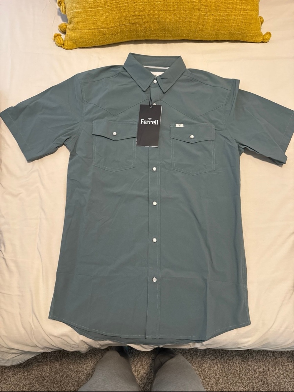 Ferrell Short Sleeve Button-Up Shirt